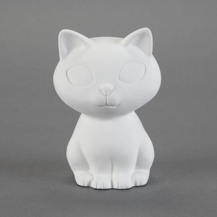 Duncan 31808 Retro Kitty Bank Bisque