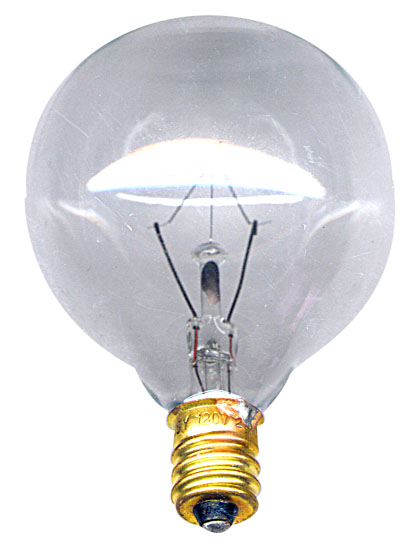 25 Watt Candelabra Round Bulb, Small Round Chandelier Bulbs