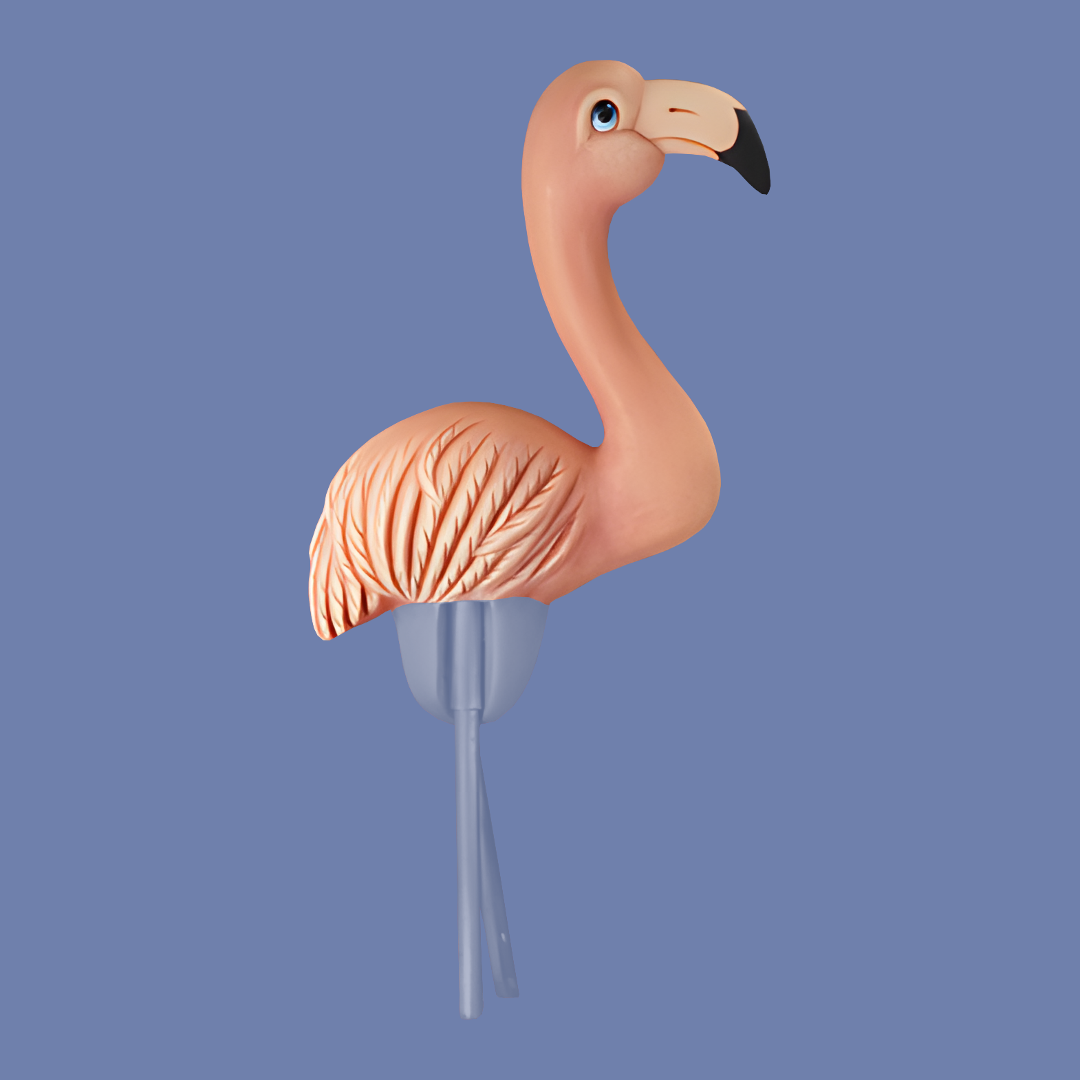 Clay Magic 4037 Tiki Flamingo (straight neck) Mold