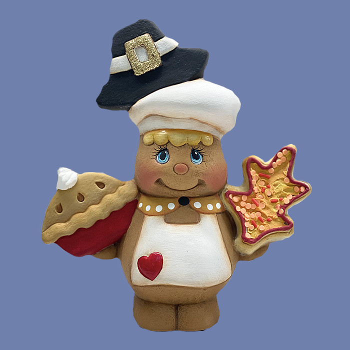 Clay Magic 4263 Gingerbread Pilgrim Spice Mold