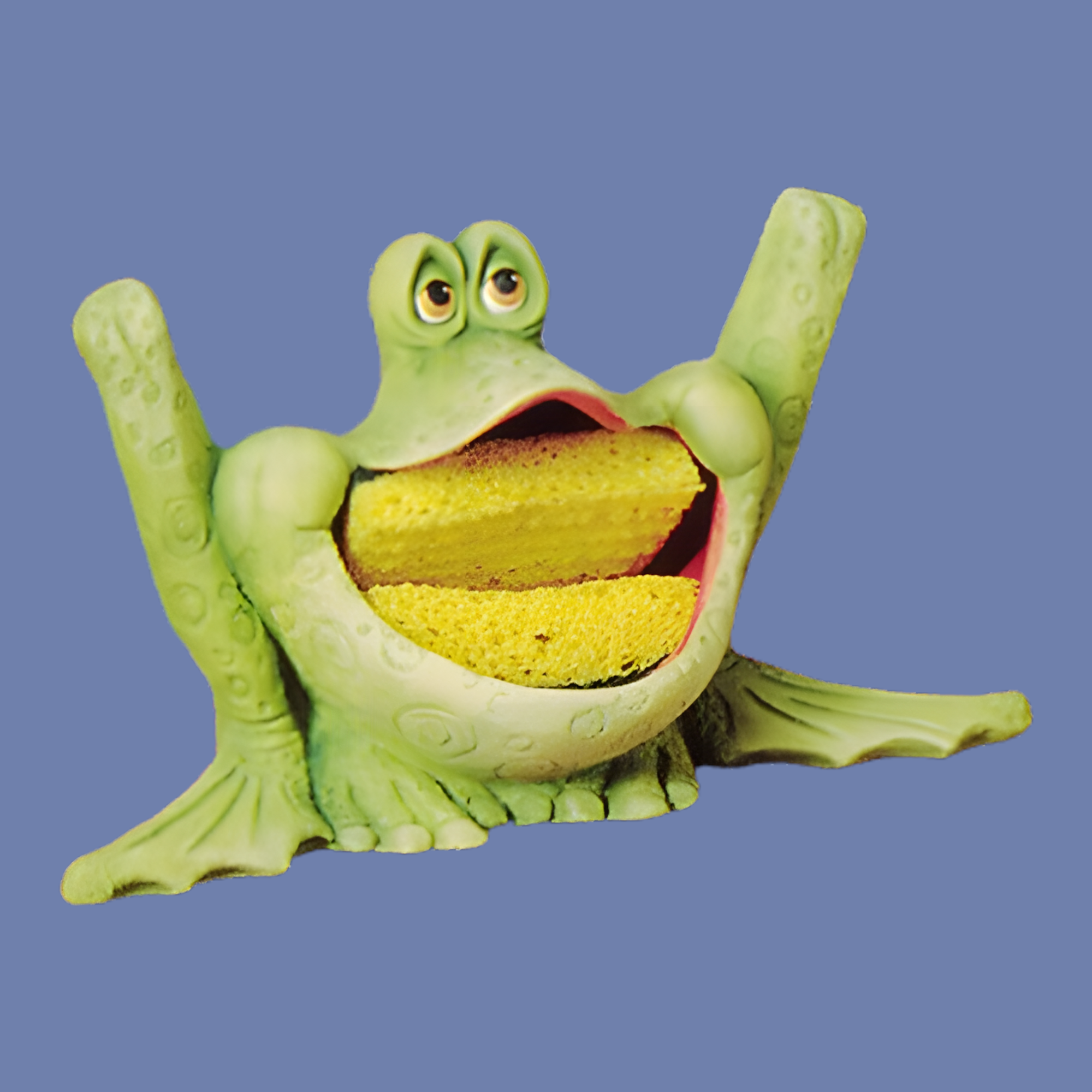 TL Designs 656 Oggy Froggy Scrubby Mold