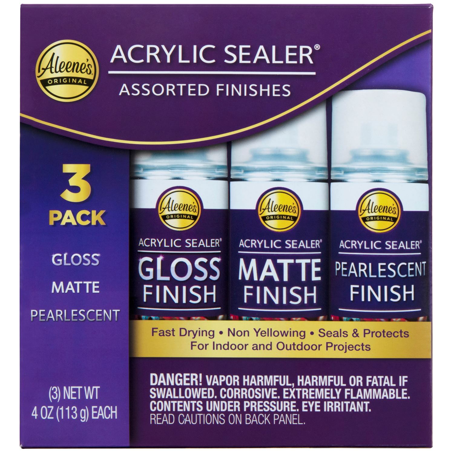 Bright Purple - Essentials Acrylic Paint 4oz - Royal Brush